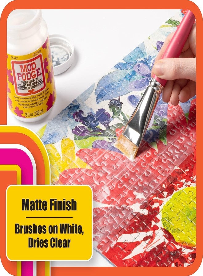 Mod Podge Puzzle Saver, Premium Matte All-in-One Glue, Sealer, and Finish, 8 fl oz, CS27589 - Image 4
